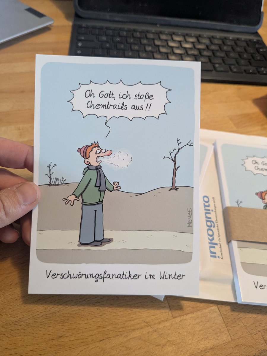 Eine neue Postkarte ist heute eingetroffen ❤️ - gibt es bei inkognito.de