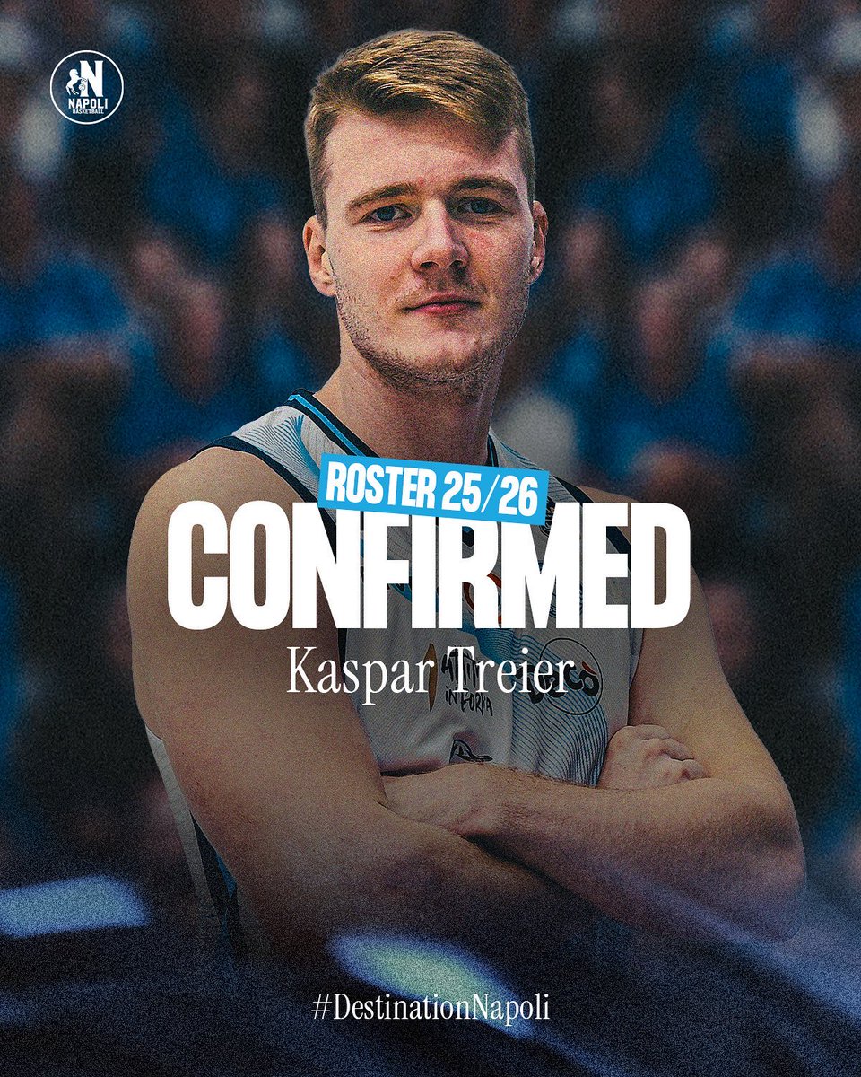 claudioruss's tweet photo. #Napoli Basket comunica di aver rinnovato, con un ulteriore contratto biennale, l'accordo con l'atleta estone di formazione italiana Kaspar #Treier. https://t.co/mNzBQ94FOQ