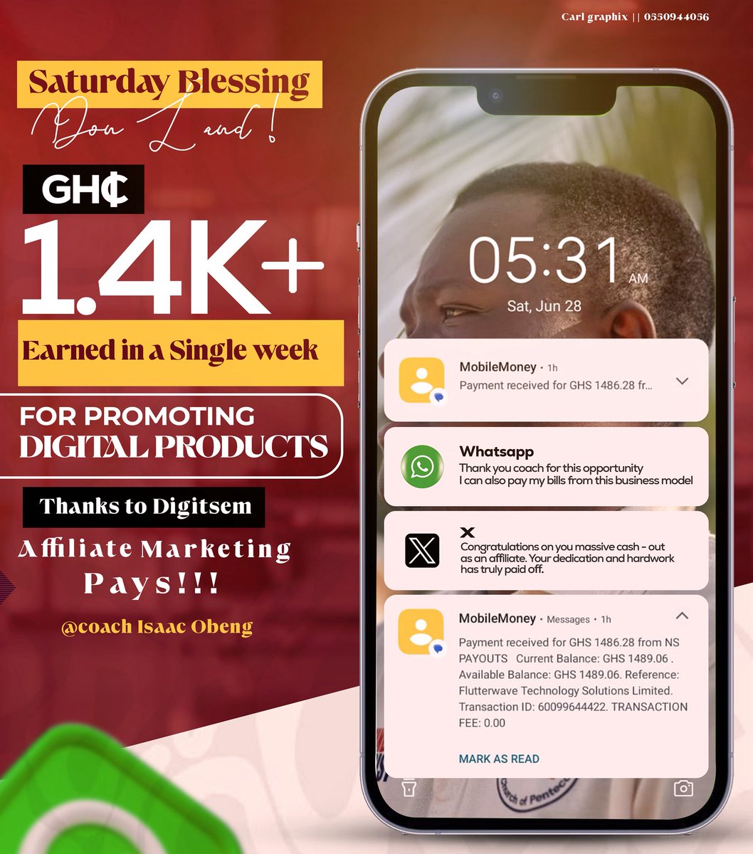 isaacobeng883's tweet photo. Say Cheese @digitstem 🤗🤗Much Grateful 🤲
Check Date ✅
Check Time ✅
After making over 6.5k just last Tuesday ,
@digitstem just bless me with over 1.4k this week..
Learn to pay for knowledge…
Thanks to @Elishayaw11 for making this happen😍 https://t.co/UNdz2Am3SY