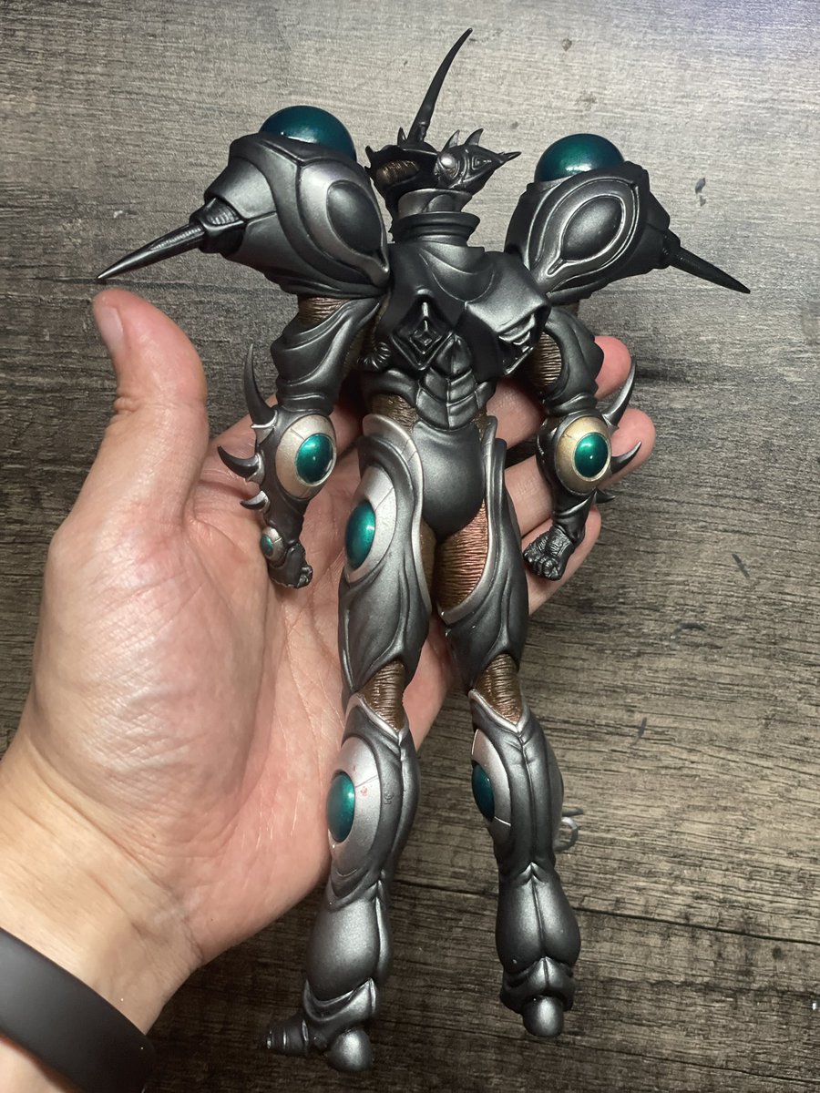 cryingbag's tweet image. 我喜欢这类老玩具。组合度好，型也很准。（maxfactory的老BFC拼装软胶系列玩具）#強殖装甲ガイバー