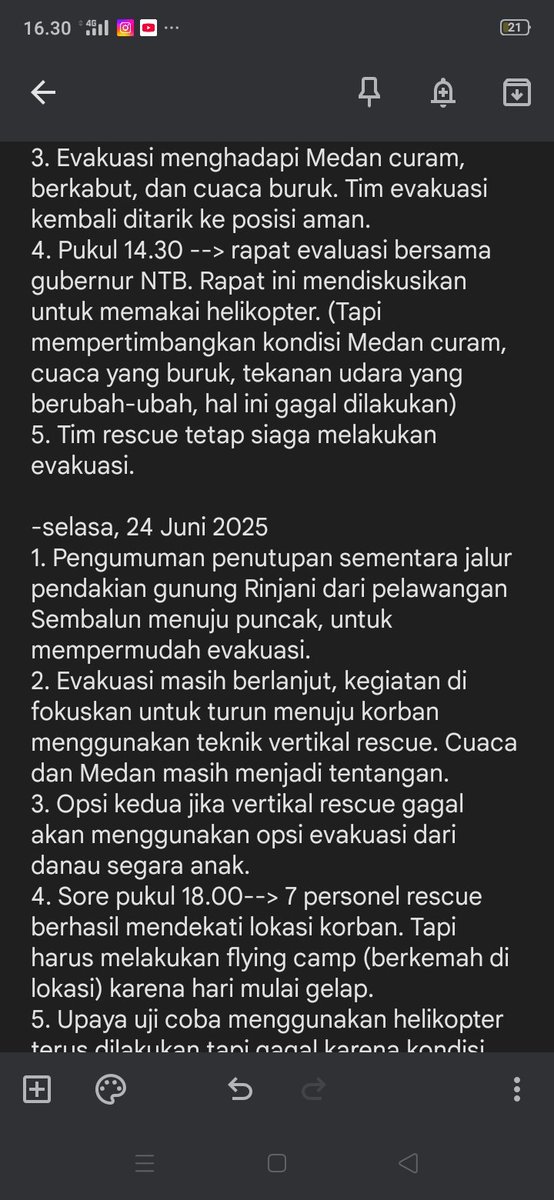 def0745's tweet photo. @VaniaKamiladws @IndoPopBase Oke mari kita evaluasi, baca baik-baik ya kak. Aku sudah merangkum kegiatan operasi SAR ini secara sederhana 🙂 https://t.co/SzhTnXYcPy