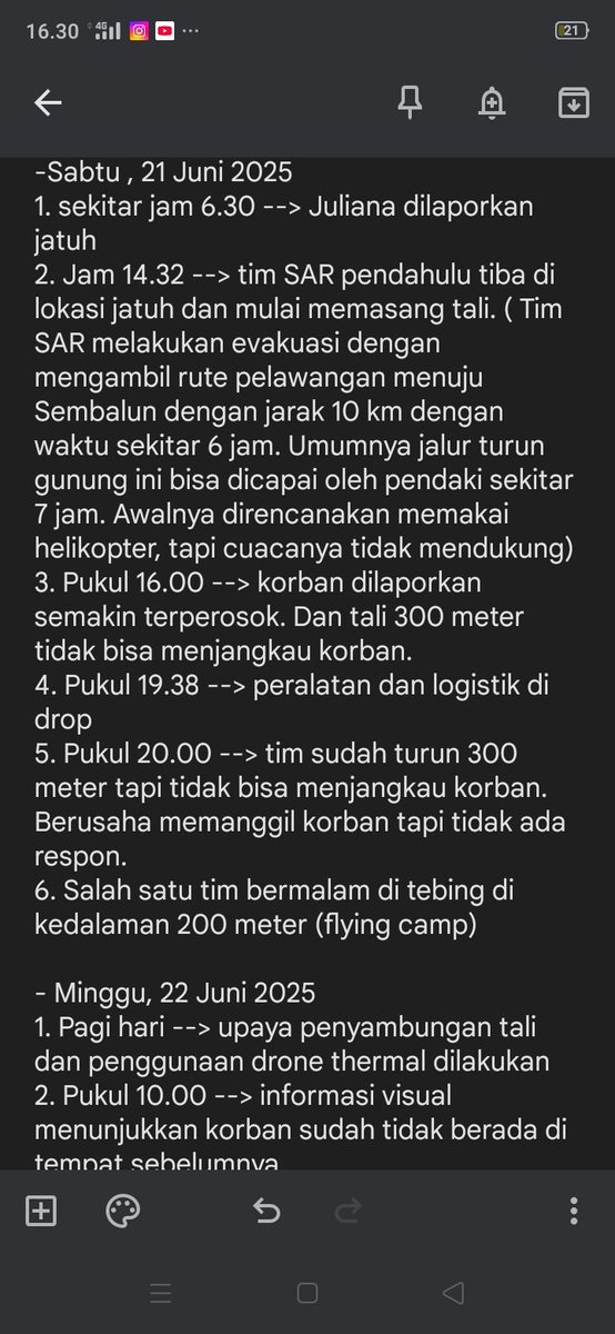 def0745's tweet photo. @VaniaKamiladws @IndoPopBase Oke mari kita evaluasi, baca baik-baik ya kak. Aku sudah merangkum kegiatan operasi SAR ini secara sederhana 🙂 https://t.co/SzhTnXYcPy