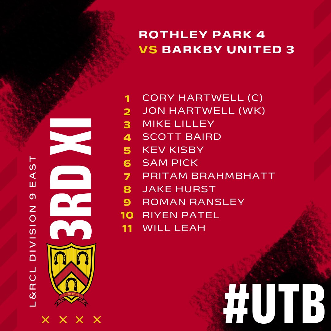 Barkby United CC (@barkbyunitedcc) on Twitter photo We’re at the halfway stage in the <a href="/landrcl/">Leics & Rutland CL</a> 🏏
1s away vs. <a href="/CarillonCC/">Loughborough Carillon CC</a>
🎥 m.youtube.com/watch?v=N7m15J…
2s at home vs. <a href="/GreatGlenCC/">Great Glen CC</a>
3s away vs. <a href="/RothleyParkCC/">Rothley Park CC</a> 4
The bar is open all afternoon at Beeby Road ☀️🍻 We’re at the halfway stage in the <a href="/landrcl/">Leics & Rutland CL</a> 🏏
1s away vs. <a href="/CarillonCC/">Loughborough Carillon CC</a>
🎥 m.youtube.com/watch?v=N7m15J…
2s at home vs. <a href="/GreatGlenCC/">Great Glen CC</a>
3s away vs. <a href="/RothleyParkCC/">Rothley Park CC</a> 4
The bar is open all afternoon at Beeby Road ☀️🍻