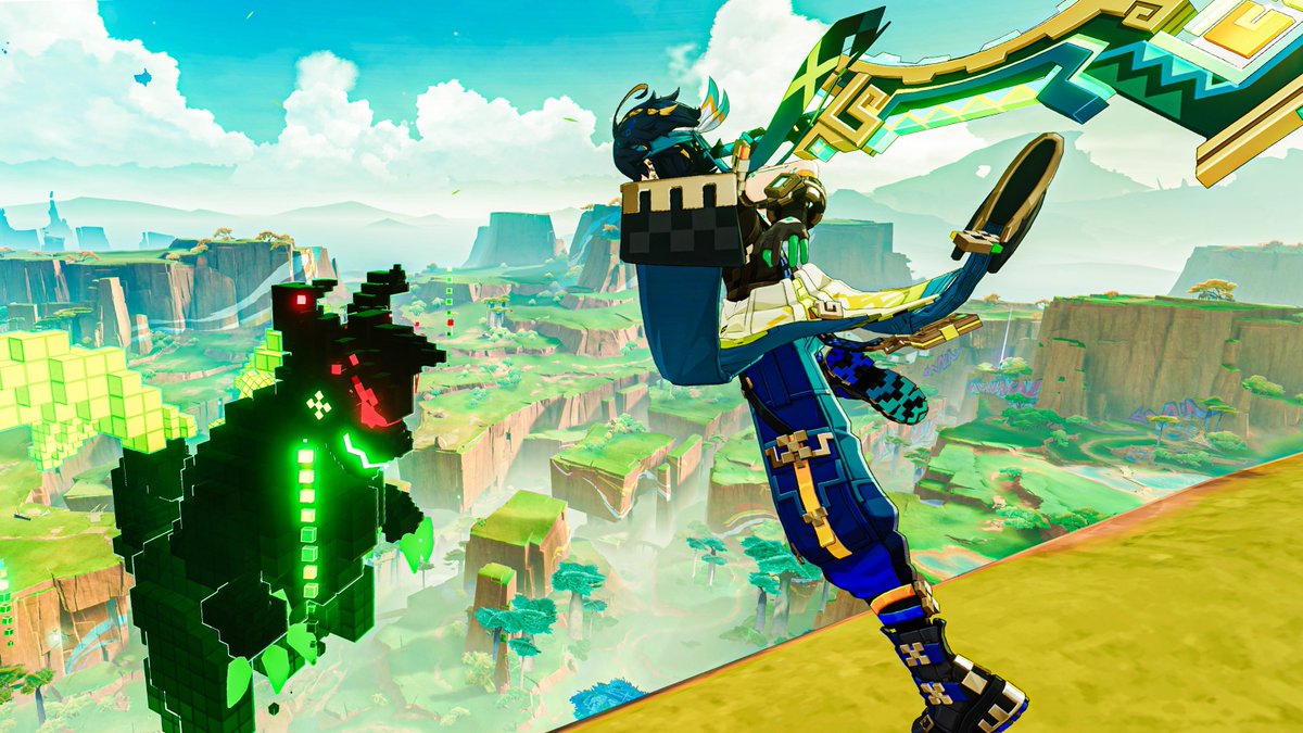 〖  大喧嘩  〗

#キィニチ #アハウ #Kinich #Ajaw 
#原神 #GenshinImpact