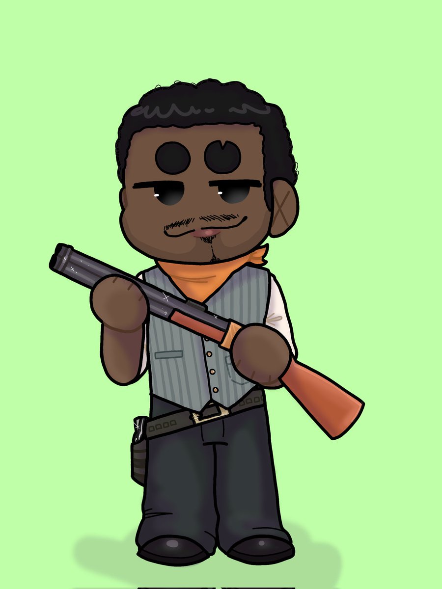 MrMilkyWiggles's tweet image. I drew lil drawings of all the gang members so here's a part one.❤️
#rdr2