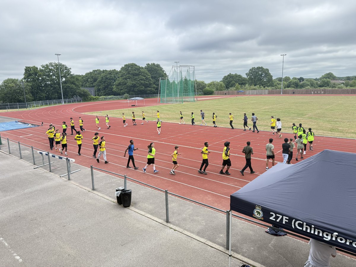 Inter wing Atheltics getting well under way!! <a href="/LondonAirCadets/">London Air Cadets</a> getting ready win some medals 🥇 

<a href="/OCLondonWing/">OC London Wing RAFAC</a> 
<a href="/ComdtAC/">Commandant RAF Air Cadets</a>