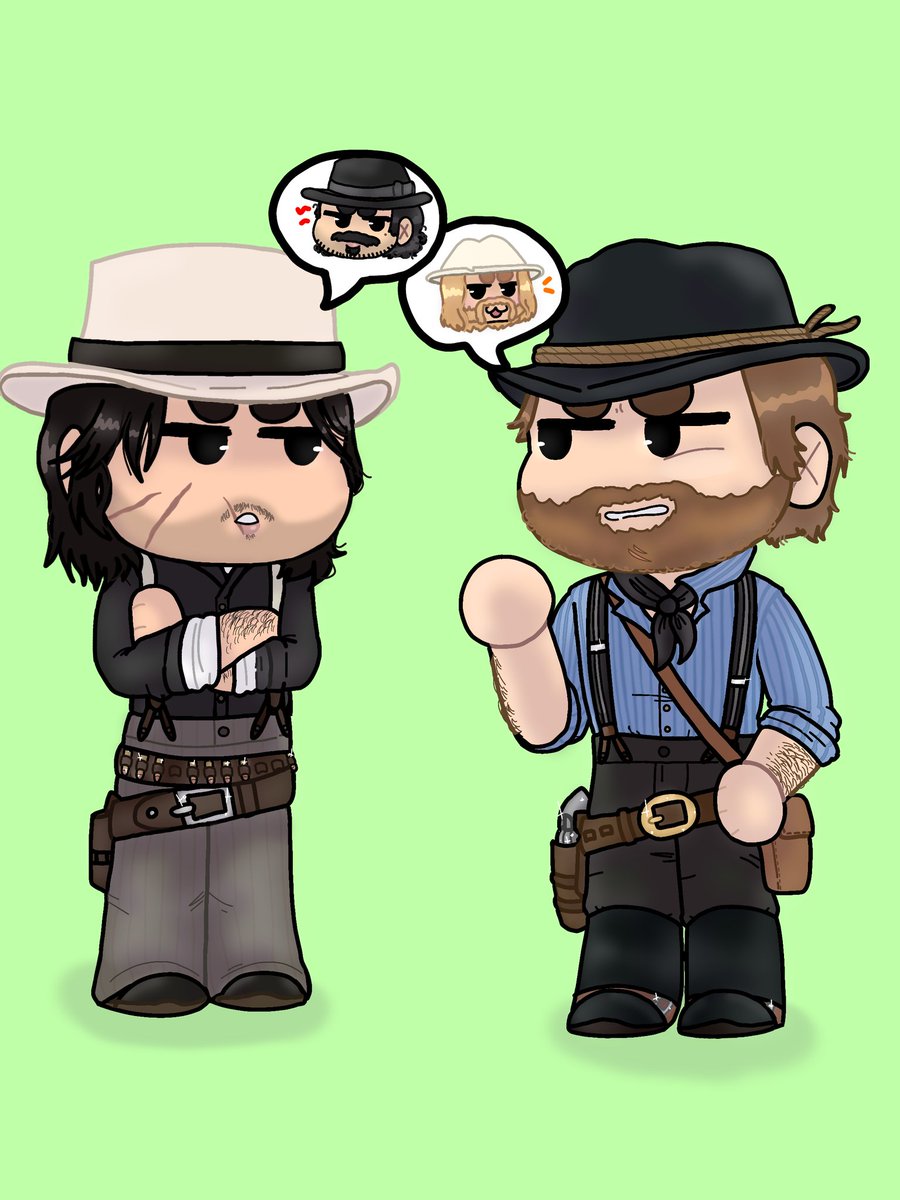 MrMilkyWiggles's tweet image. Part four of the lil drawings of the gang members. ❤️
#rdr2