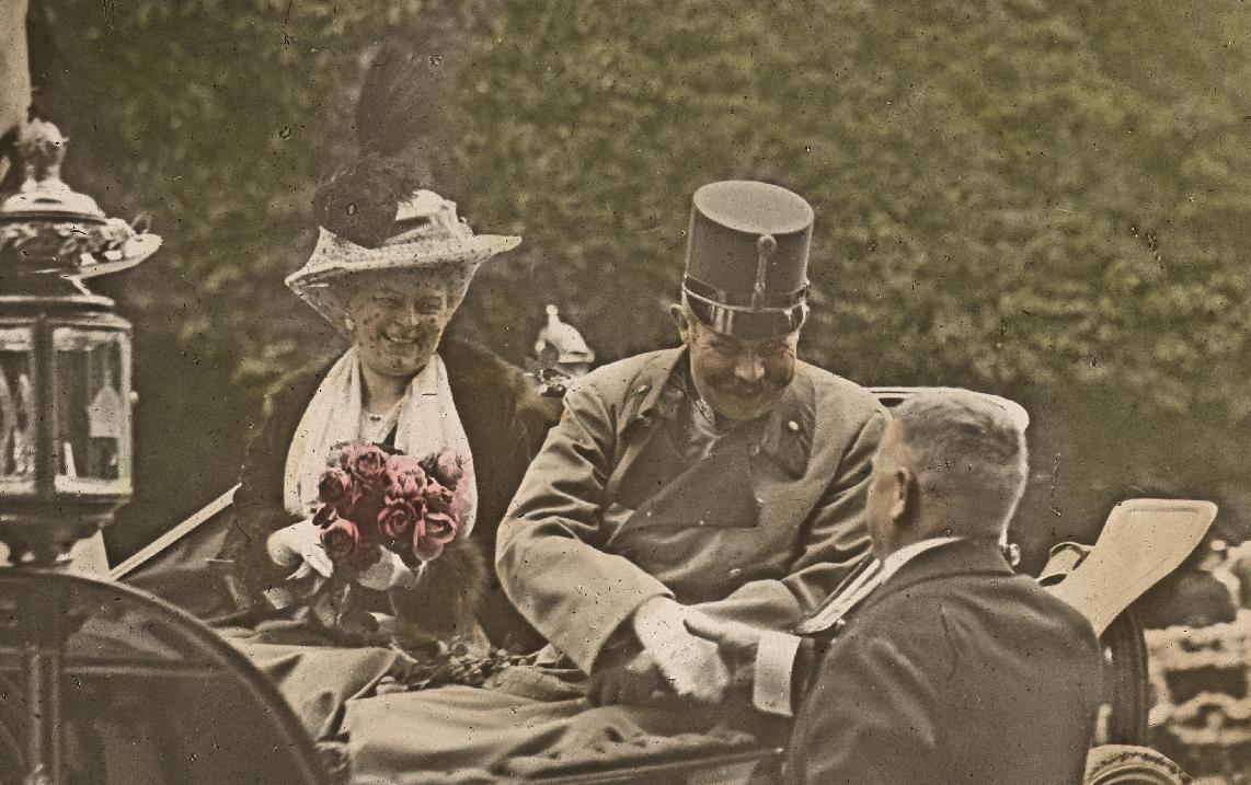 Franz Ferdinand and Sophie Chotek. On this day in 1914, their assassination sparks WW1. Franz's last words to Sophie were "Sophie, Sophie! Don't die! Live for our children!" Their children were Ernst (10), Maximilian (11), and Sophie (12).