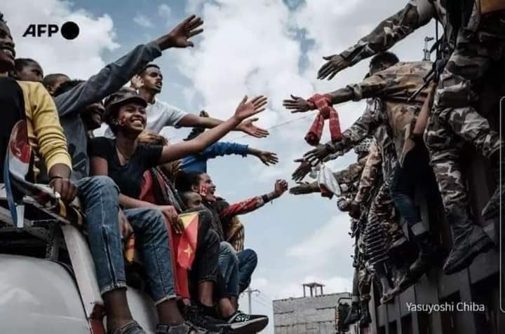 Tigrawayti2's tweet photo. Today marks 4yrs anniversary of the liberation of Mekelle. A decisive victory that changed the course of the genocidal war on Tigray. 
28.06.2021, is a date where the impossible was made possible. 
Eternal glory to our brave martyrs.
#OperationAlula
#ሰነ21
#ትግራይ💛❤️ https://t.co/CtMjSHRTki