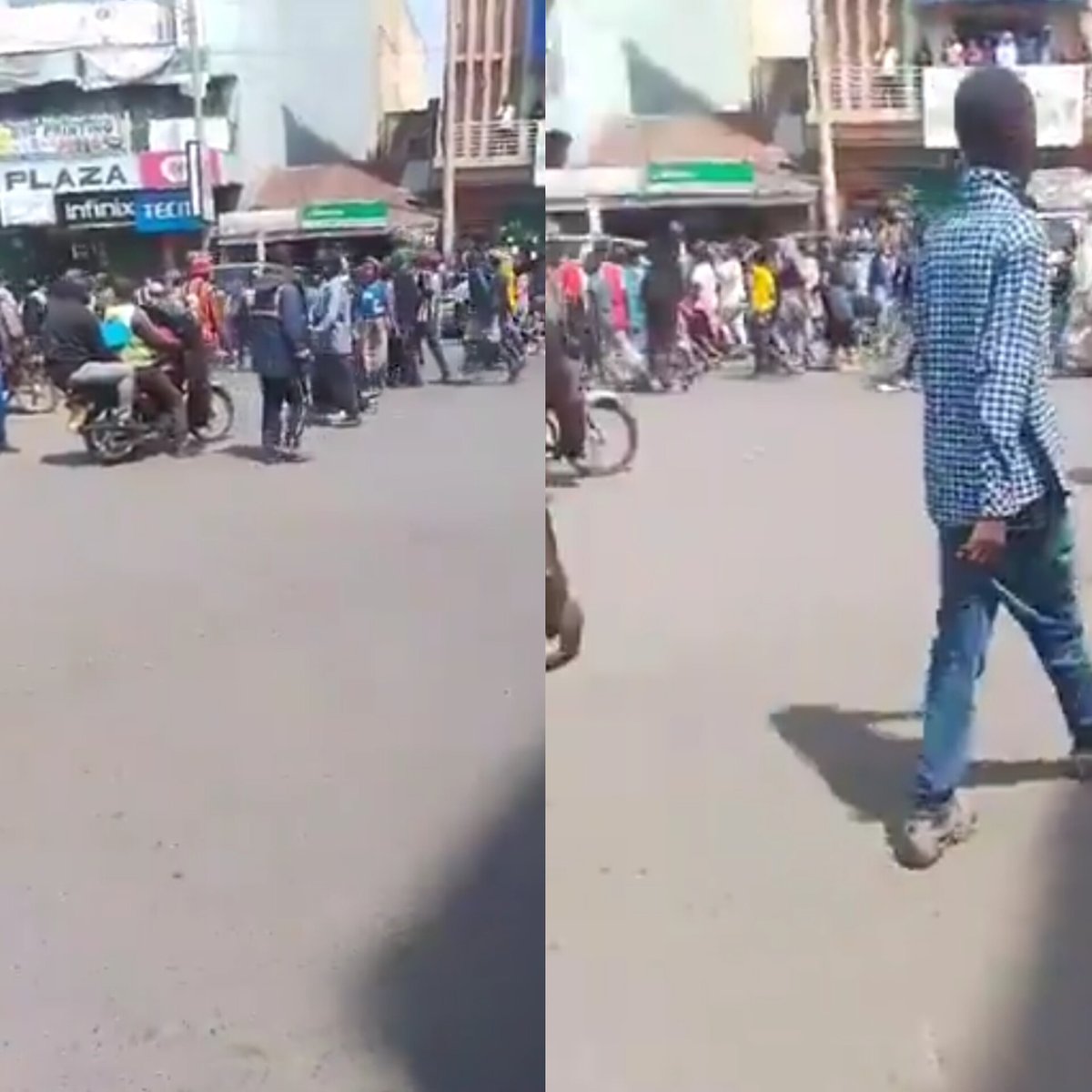 kenyasgossips's tweet image. There're protests in Nakuru CBD now.