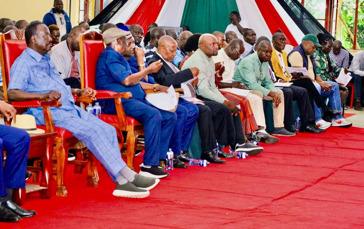 OAmollo's tweet image. Was Glad To Join Rt Hon Raila, CS Wandayi, PS Wachira, Colleague MPs, NUPEA Staff &amp;amp; Various Stakeholders In Bondo At A Nuclear Stakeholder Forum. We Welcomed The Proposal For A Nuclear Facility In Ndunya Area, With Appropriate Safety &amp;amp; Environmental Safeguards.