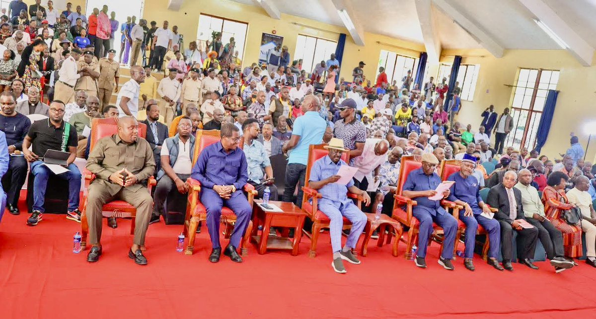 OAmollo's tweet image. Was Glad To Join Rt Hon Raila, CS Wandayi, PS Wachira, Colleague MPs, NUPEA Staff &amp;amp; Various Stakeholders In Bondo At A Nuclear Stakeholder Forum. We Welcomed The Proposal For A Nuclear Facility In Ndunya Area, With Appropriate Safety &amp;amp; Environmental Safeguards.