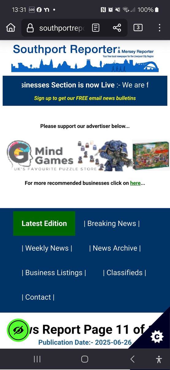 This week we headed to <a href="/Microsoft/">Microsoft</a> London with our press regulator <a href="/impress_org/">Impress</a> to take part in a special workshop. Visit our latest edition to find out more about it &amp; read our other news items including Part 1 of our <a href="/LiverpoolTennis/">Liverpool International Tennis Tournament</a> coverage. southportreporter.com/-southport-mer… #merseyhour