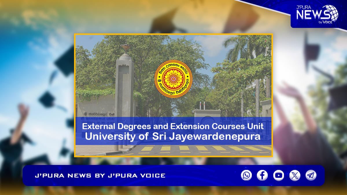 JpuraNews's tweet image. External Degrees and Extension Courses Unit @usjp addressed the current status by reaffirming the financial integrity and continuity of academic programs. 

#JpuraNews
#JPURAVOICE
#OfficialMediaAndBroadcastingUnit
#USJ
#SriLanka