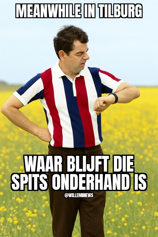 Ondertussen in Tilburg.. #willemii