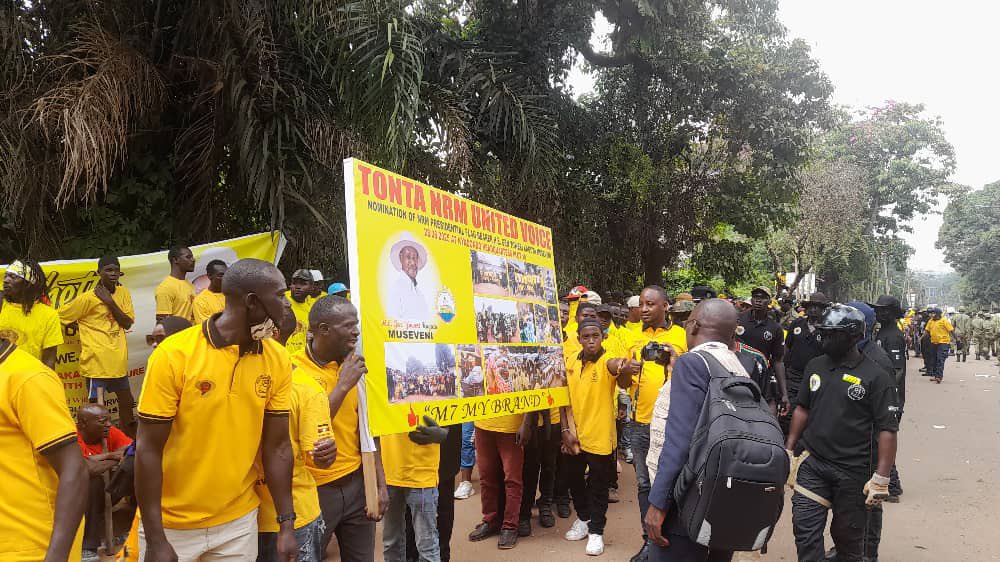 There's no political party bigger and more successful than <a href="/NRMOnline/">NRM Party</a> 
Thousands of supporters already flocking NRM HQ as H.E <a href="/KagutaMuseveni/">Yoweri K Museveni</a> picks his nomination forms. 💯
#AirtelCares
#EAZiWIN 
#DOUBLEDATA