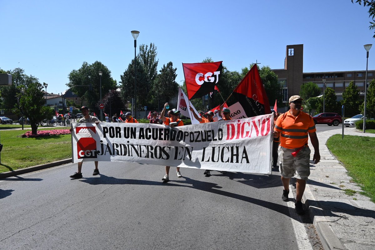 CGT_Madrid's tweet photo. POZUELO | Manifestación en #Pozuelo #JarineríaPozueloEnLucha
¡#INDITEC, #EULEN y @ayto_pozuelo responsables!
El municipio con la Renta más alta se resiste a negociar.
¡La lucha es el único camino!
#JardinerxsPozueloEnLucha
@CGT @CGT_Madrid https://t.co/FyEahy5LuH