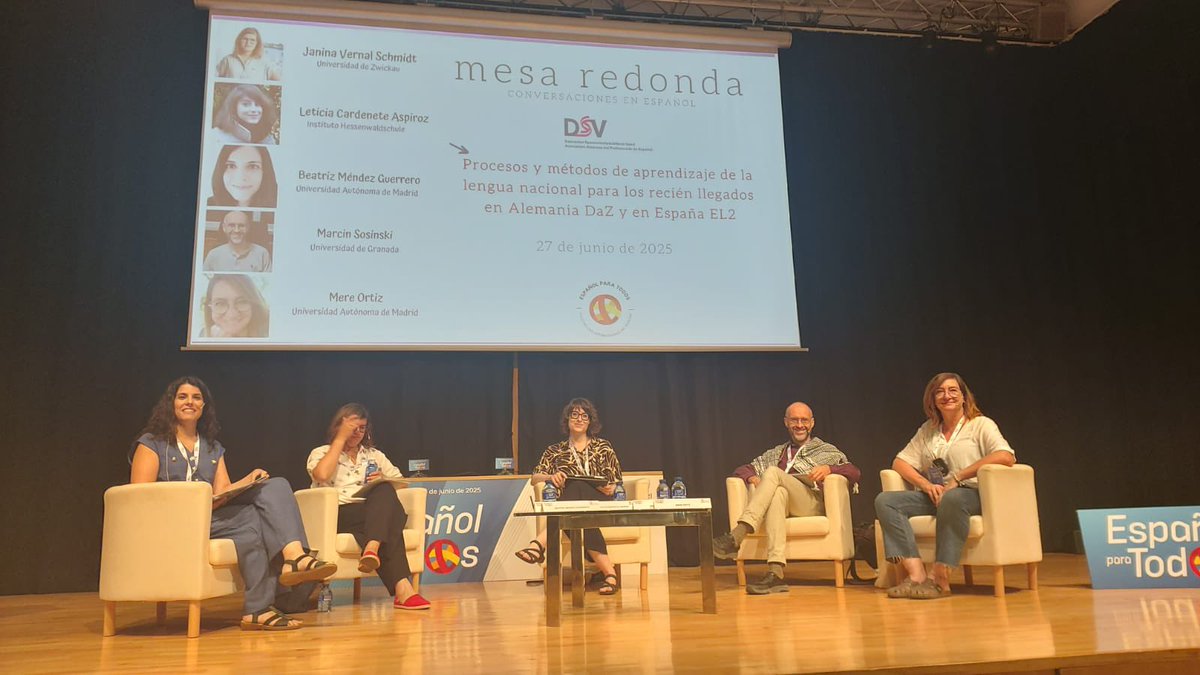 Mesa redonda en el VIII Congreso Internacional de Español “Español para todos”,
📌Extensa participación en Salamanca, más 800 congresistas
<a href="/LearnCyL/">Learn Spanish CyL</a> <a href="/jcyl/">Junta de Castilla y León</a> <a href="/usal/">Universidad de Salamanca</a>
#españolparatodos