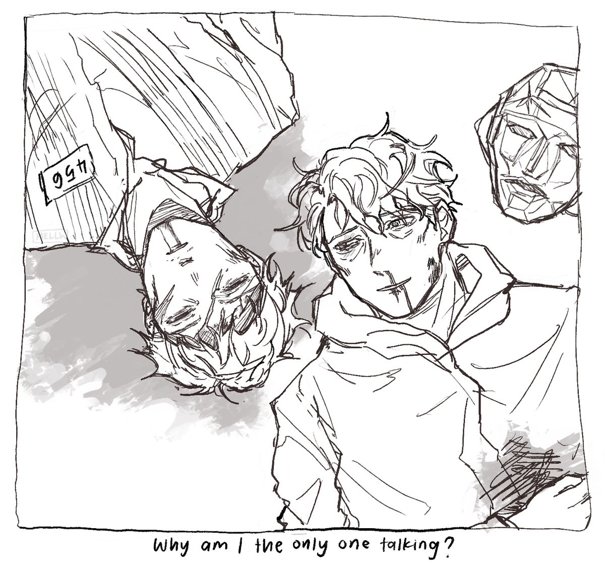 mchmllo's tweet image. if they’re going to kill off gihun it better come with a side of manic in-denial inho who has reached his breaking point after having witnessed two of his loved ones sacrifice their lives for the sake of a baby .. #inhun #SquidGame