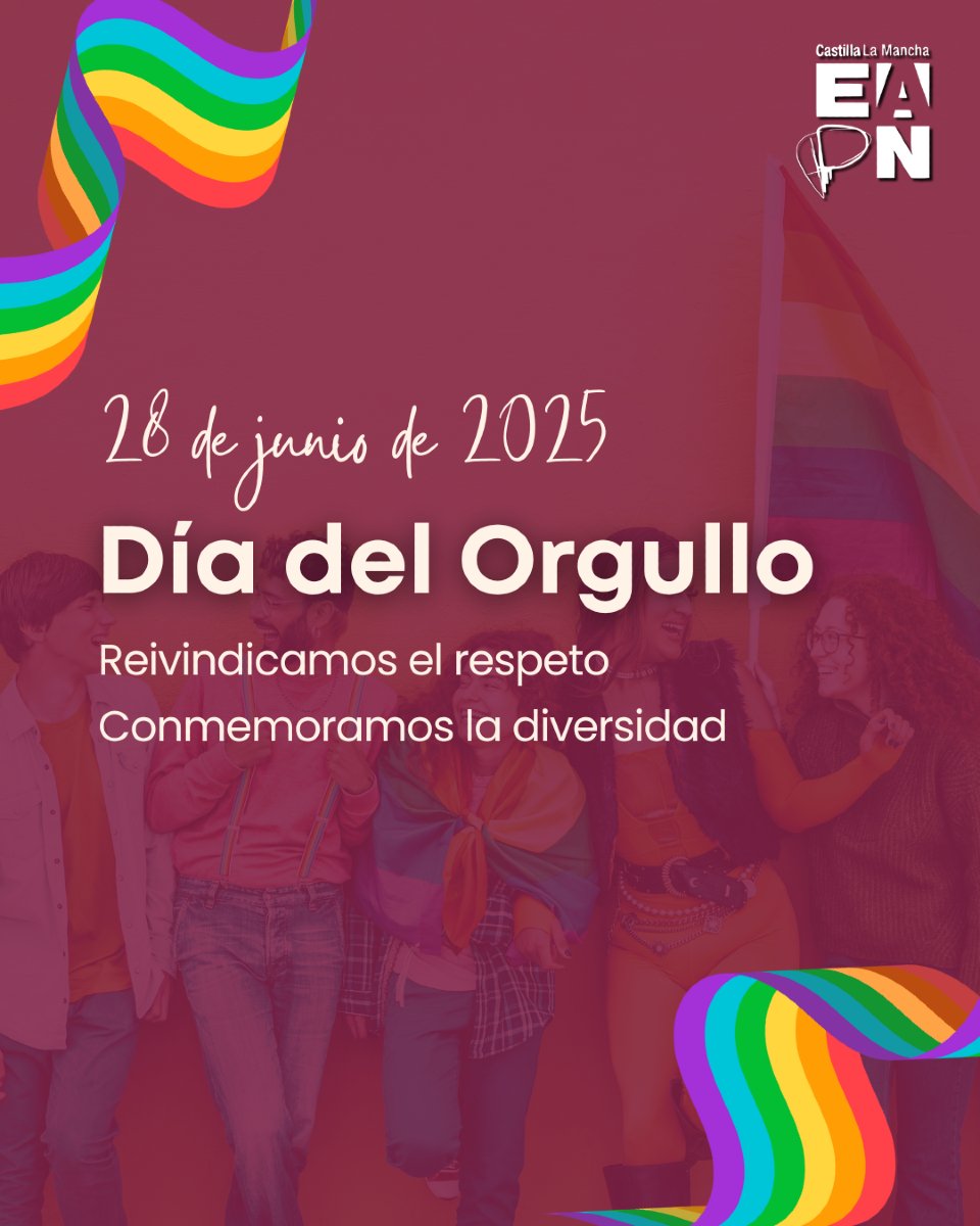 EAPNclm's tweet image. 🏳️🌈 El Orgullo también es una llamada a la acción.
📊 La orientación sexual e identidad de género fue la 2ª causa de delito de odio en España, según el Ministerio del Interior.
Este 28J conmemoramos, pero también reivindicamos.
#Orgullo2025 #LGTBIQ #FrenaElOdio