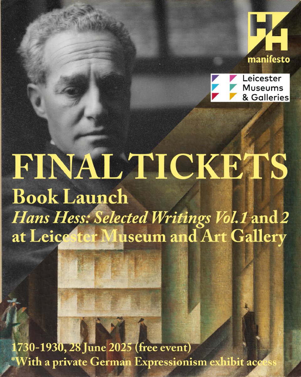 Manifesto Press Co-operative (@manifesto_press) on Twitter photo Final tickets remaining! Celebrate Hans Hess’s legacy + Leicester’s art defiance. Free event, 28 June, <a href="/leicestermuseum/">Leicester Museums & Galleries</a> Book now for this evening! leicestermuseums.org/event-details/… Final tickets remaining! Celebrate Hans Hess’s legacy + Leicester’s art defiance. Free event, 28 June, <a href="/leicestermuseum/">Leicester Museums & Galleries</a> Book now for this evening! leicestermuseums.org/event-details/…