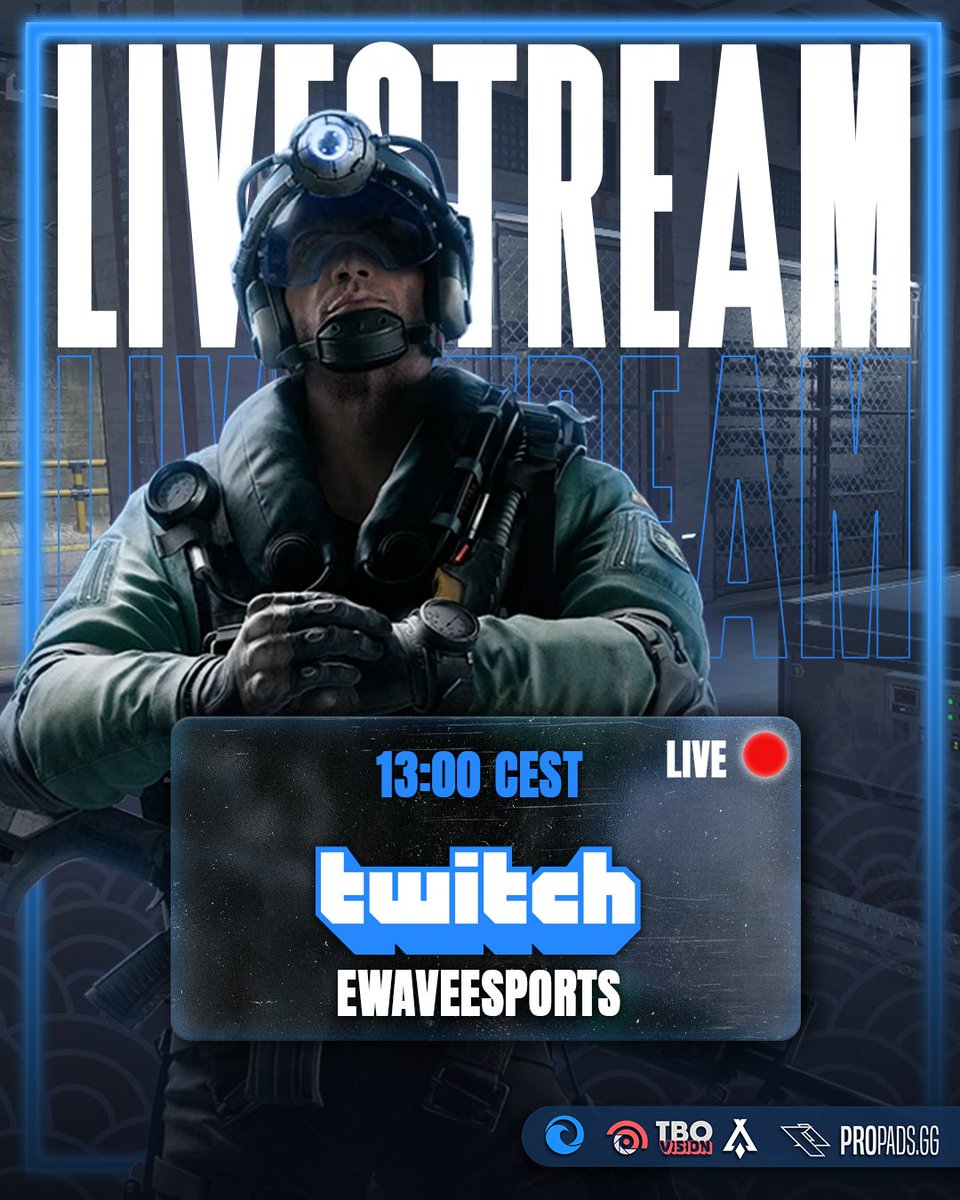 EWAVE ESPORTS🌊 (@ewaveesports) on Twitter photo Tag 3 der <a href="/R6esportsEU/">Rainbow Six Esports Europe</a> Central Combine Quals steht an und wir sind schon heiß auf das Bracket!🔥
Start ist wie immer um 13 Uhr, heute ebenfalls auf twitch.tv/ewaveesports!
Die Begleitung heute: <a href="/AllmightyRyujin/">MightyRyujin 🔜 Central Combine</a> und <a href="/Kelstren1/">Kelstren</a>!👀
Einschalten lohnt sich!🧐
#PERFECTWAVE🌊 Tag 3 der <a href="/R6esportsEU/">Rainbow Six Esports Europe</a> Central Combine Quals steht an und wir sind schon heiß auf das Bracket!🔥
Start ist wie immer um 13 Uhr, heute ebenfalls auf twitch.tv/ewaveesports!
Die Begleitung heute: <a href="/AllmightyRyujin/">MightyRyujin 🔜 Central Combine</a> und <a href="/Kelstren1/">Kelstren</a>!👀
Einschalten lohnt sich!🧐
#PERFECTWAVE🌊