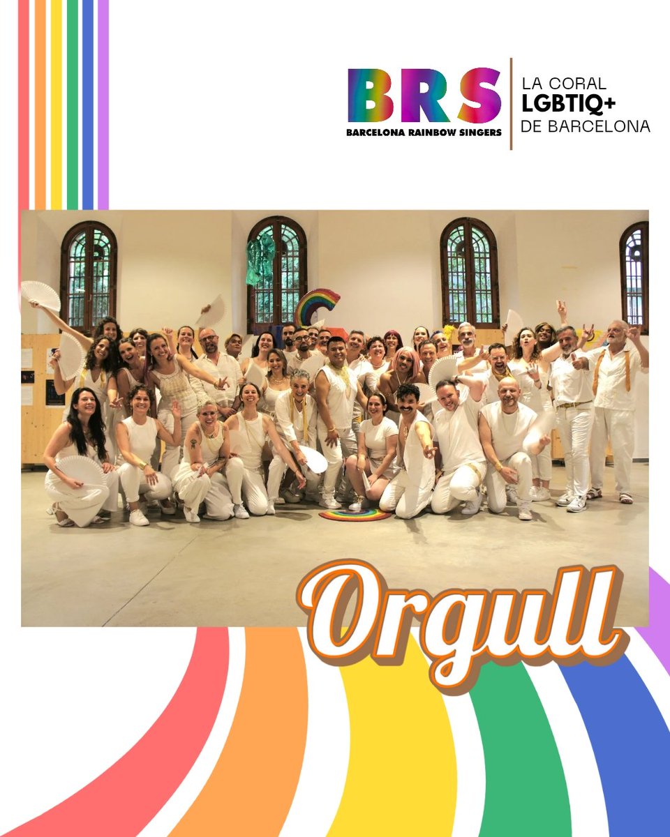 Celebració i reivindicació avui i sempre. 🏳️‍⚧️🏳️‍🌈

Orgullosament cantant 15 anys per la diversitat, l'equitat i la inclusió.🌈