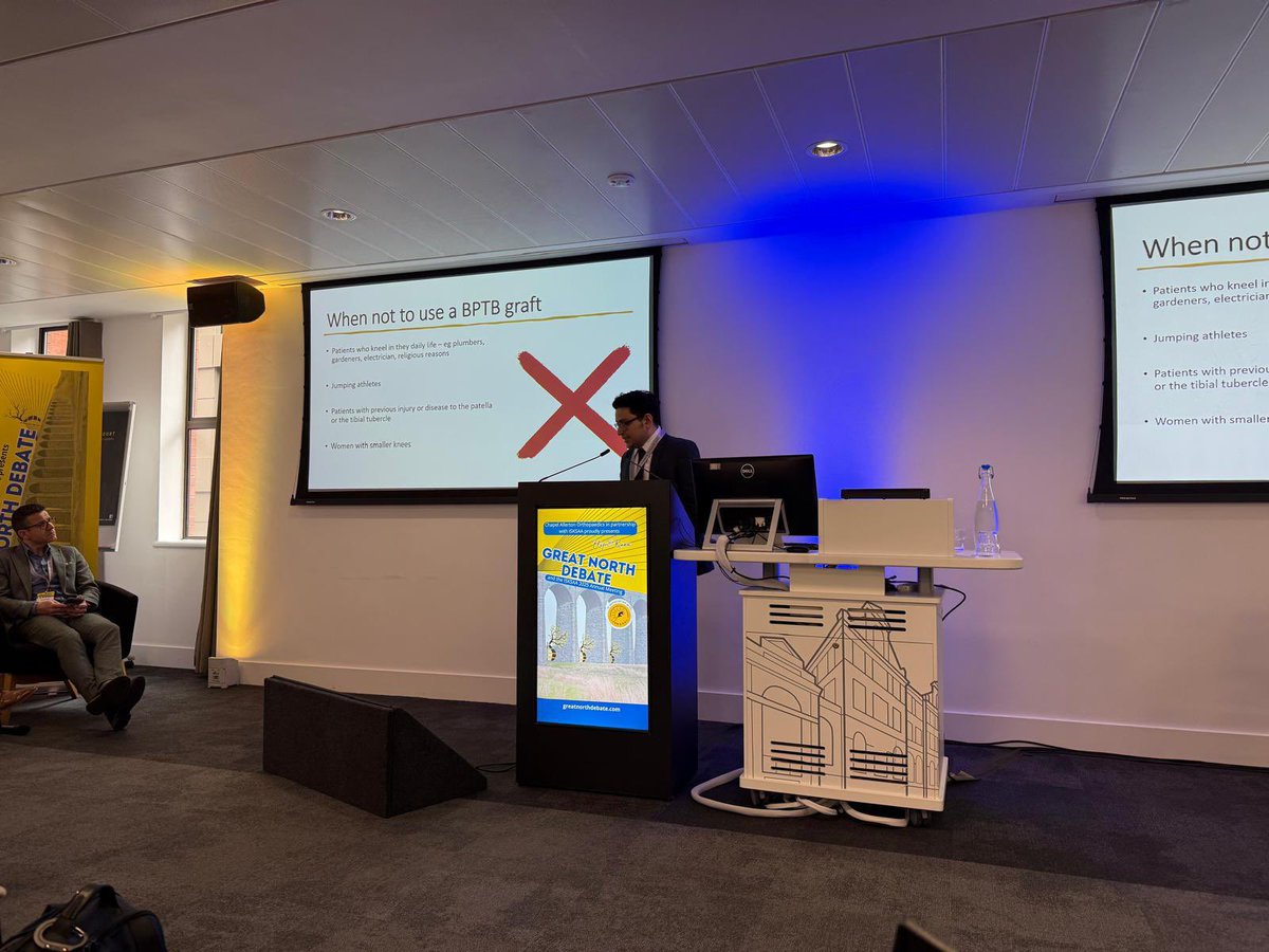 Rahulknee's tweet photo. Discussing ACL surgery at the Great North Debate at Leeds! #Sports Knee Surgery #ACL https://t.co/zD415YrQK9