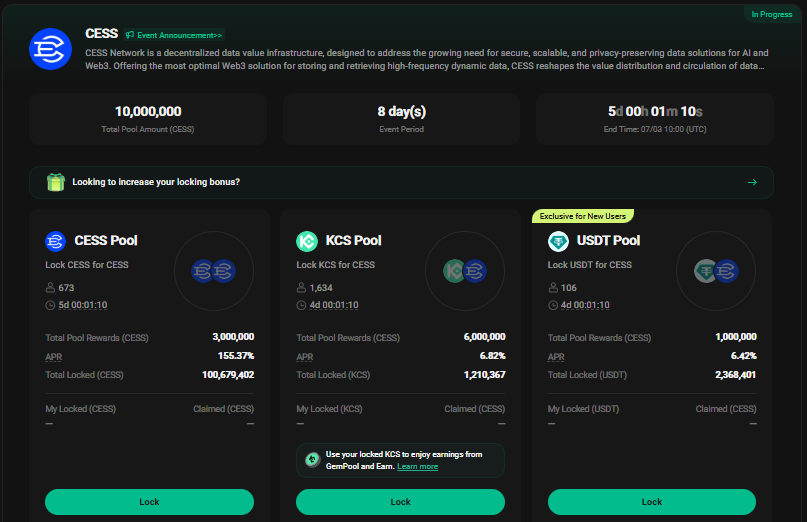 Denny39Charles's tweet photo. $CESS GemPool is up on #KuCoin and reward looks spicy 🔥 I'll stake some $KCS and $CESS now. I want to farm $CESS daily as easy passive move. 🧡🪙

Here: https://t.co/ji42AyqTQa

$RVN #Anoma $BOB $H $ZKJ $MOVE #Cryptocurrency $BSW $AURA $DMC #MIZI $THETA $NOT $HNT #Yapyo $ATOM https://t.co/dWVBJn7GN4