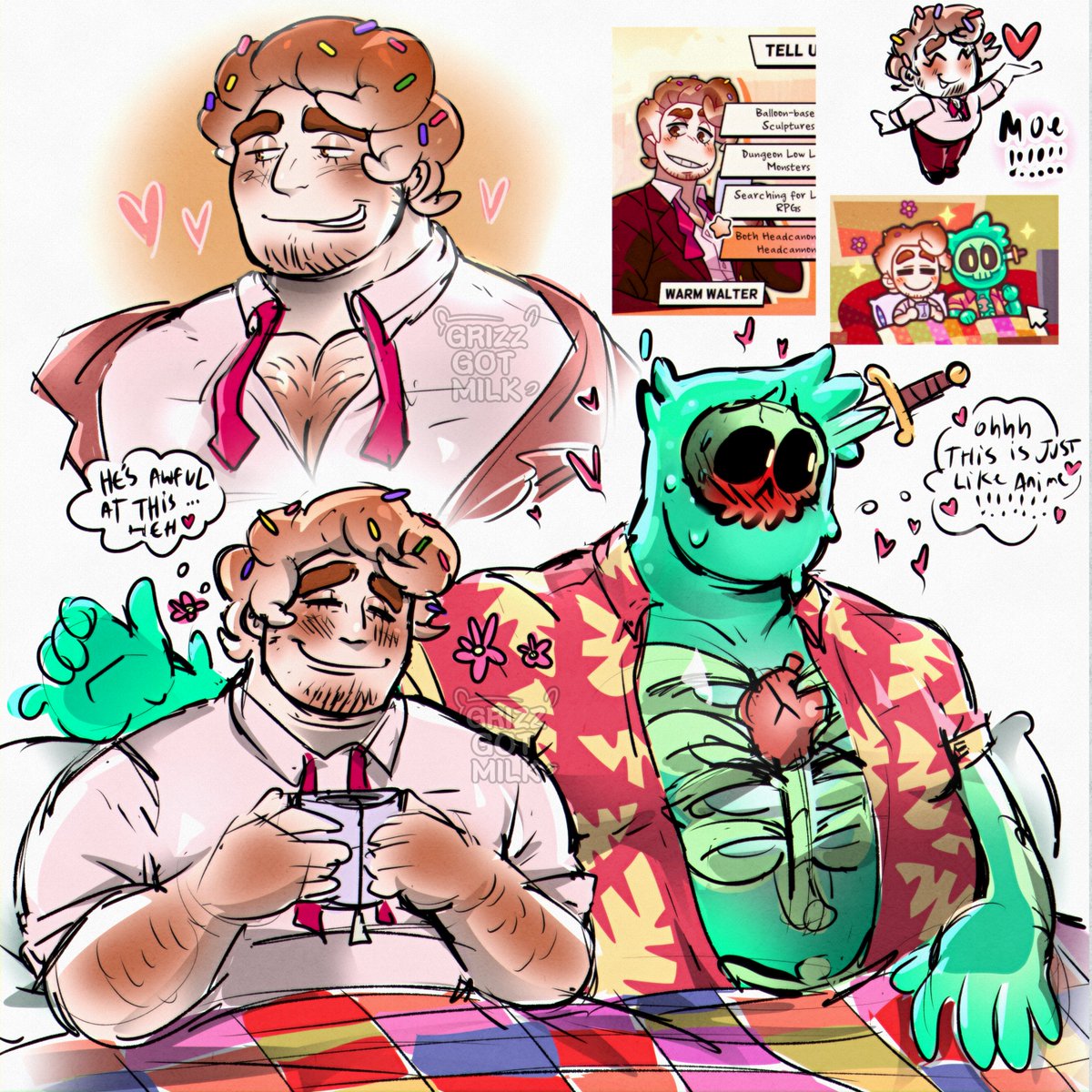 grizzgotmilk's tweet image. leaves the function with a suspiciously warm walter sized shape in my belly

#monstercon #monsterprom #warmwalter