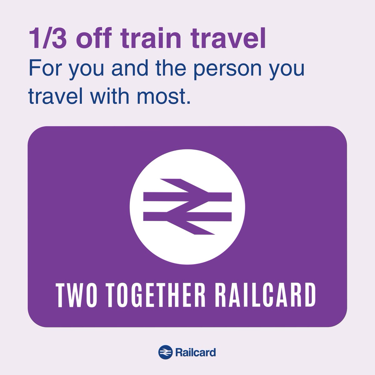 _Railcards's tweet image. Turn your summer plans into shared adventures and save along the way! βοΈπ«
With a Two Together Railcard, you'll get 1/3 off rail fares when travelling as a pair - perfect for spontaneous day trips, weekend getaways, and quality time together.
π orlo.uk/9GigV