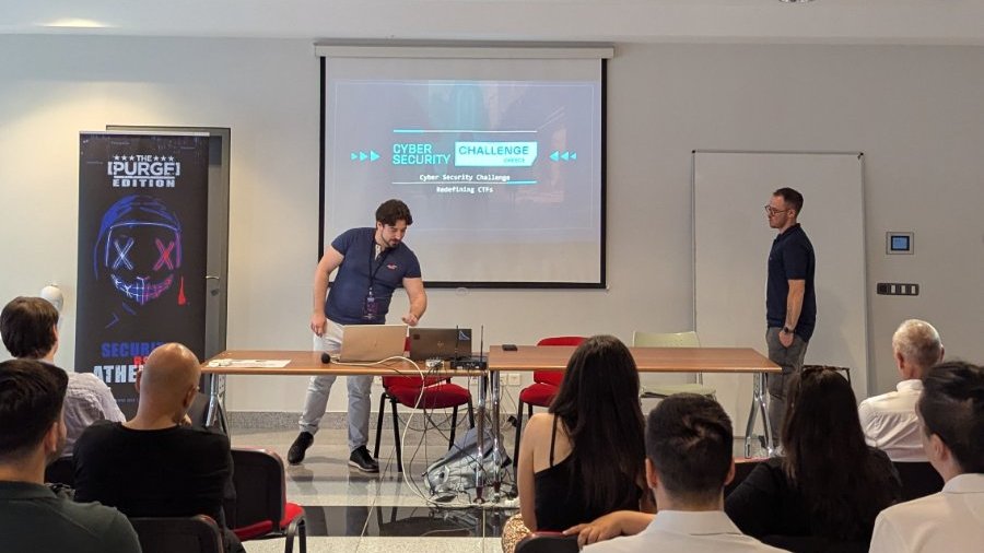 Olga Angelopoulou (@olgaangel) on Twitter photo We had <a href="/CSCGreece/">Cyber Security Challenge Greece</a> Redefining CTFs on stage earlier today <a href="/BSidesAth/">Security BSides Athens</a> We had <a href="/CSCGreece/">Cyber Security Challenge Greece</a> Redefining CTFs on stage earlier today <a href="/BSidesAth/">Security BSides Athens</a>