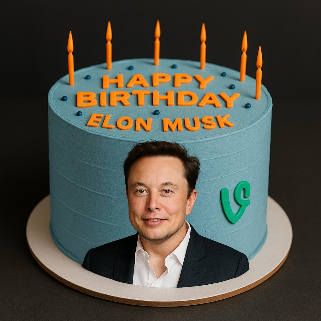 We, as the Vine family, wish you a happy birthday <a href="/elonmusk/">Elon Musk</a> Vine is always with you and will always support you, let's all make a live Elon birthday speech with Vine <a href="/rus/">Rus</a>  <a href="/cb_doge/">DogeDesigner</a>