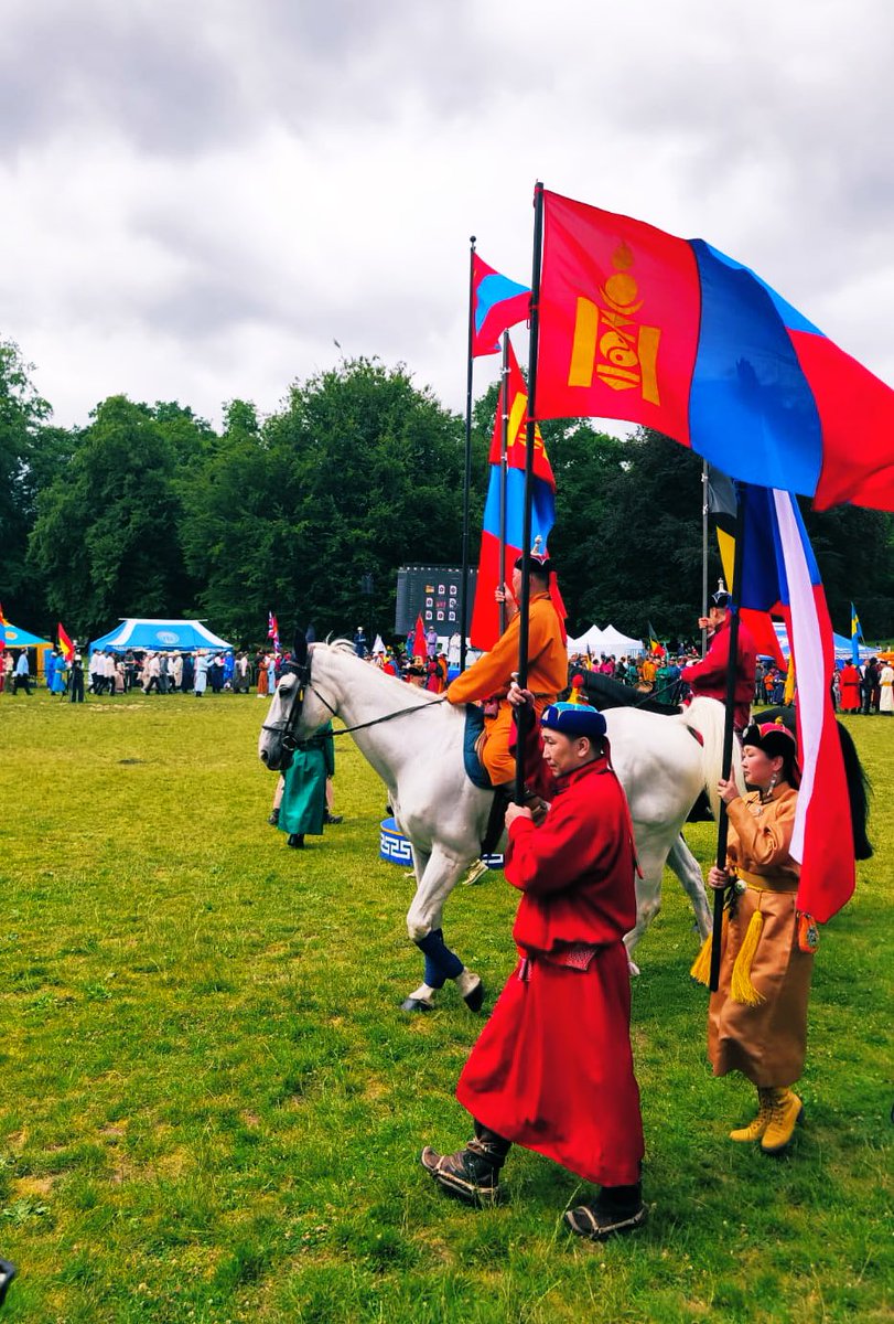 kgembassybe's tweet image. A few highlights from Saturday’s vibrant Naadam Festival, hosted by the @MngEmbBrussels. A beautiful celebration of tradition, sports, and community spirit!