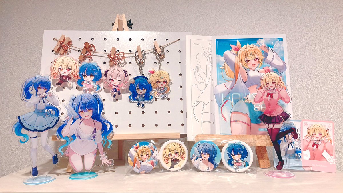 明日持っていくグッズ！可愛い！
#にじそうさく１０