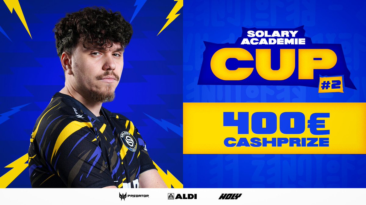 🚨 SOLARY ACADEMY CUP #2 🚨

🏆 CASH PRIZE : 400€ + PLACE(S) SOLARY ACADÉMIE
🎮 MODE : SOLO BR
🗓️ DÉBUT : 5 JUILLET 20H00
🇪🇺 OPEN FOR EVERYONE

LIEN POUR S’INSCRIRE ⬇️
wls.gg/WarLegend/even…