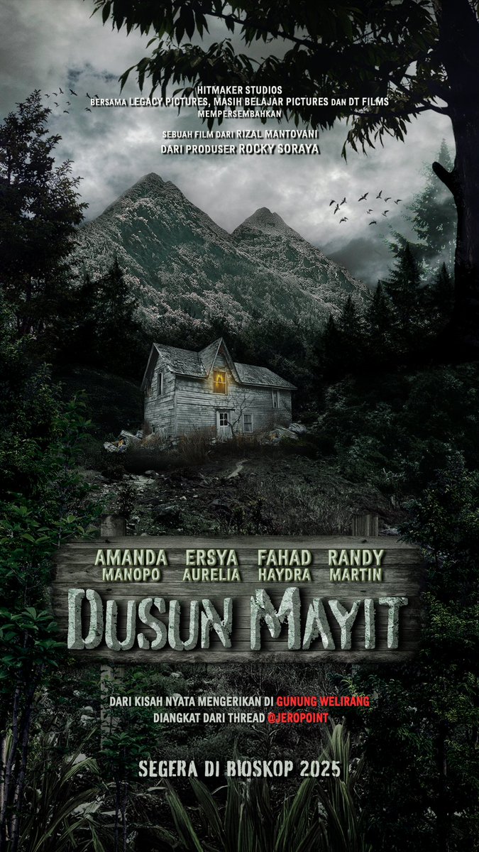 JeroPoint (@jeropoint) on Twitter photo Mereka berpesta, menari di atas mayat-mayat.
Selamat datang di #DusunMayit
Lets go! ❤️🔥
<a href="/HitMakeStudios/">Hitmaker Studios</a>
#FilmDusunMayit Mereka berpesta, menari di atas mayat-mayat.
Selamat datang di #DusunMayit
Lets go! ❤️🔥
<a href="/HitMakeStudios/">Hitmaker Studios</a>
#FilmDusunMayit