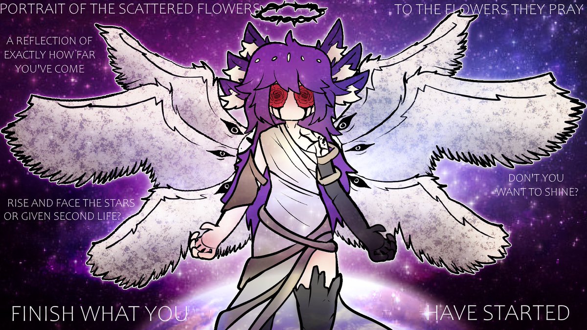 as you can see im absolutely fascinated by Nameless Deity from WoTG. So i decided to draw my character from my game as Nameless Deity. #calamitymod #WrathOfTheGods