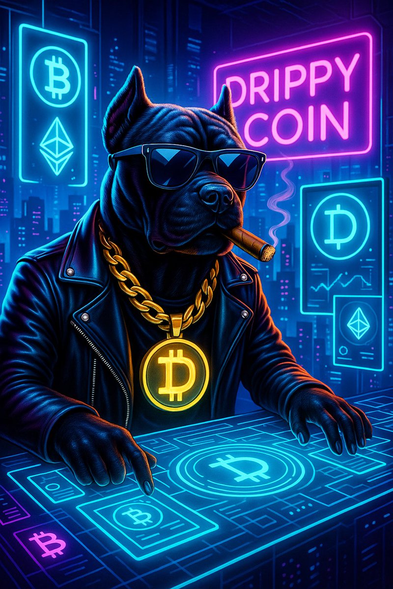 BullishRider7's tweet photo. 🚨 The streets are talking… and they’re barking. 🐾💸
$DRIPPY isn’t just a coin — it’s a lifestyle.
🔥 Suited. Dripped. Locked in.
💻 Trading floors? Nah, digital doghouses.
🚀 Join the pack before it runs wild.
👑 $DRIPPY — Where memes meet money.
#DrippyDog #MemeCoin #Drip https://t.co/IvX9qYBPH0