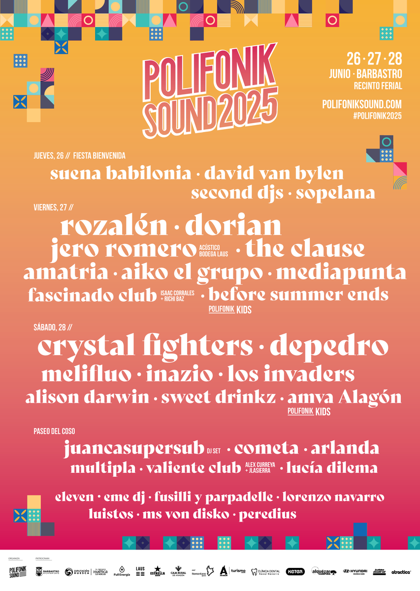 AGENDA | Crystal Fighters, Depedro, Melifluo, Inazio, Los Invaders, Alison Darwin y Sweet Drinkz en la segunda noche del XVI <a href="/polifoniksound/">PolifoniK Sound</a> en Balbastro: arainfo.org/?p=301473