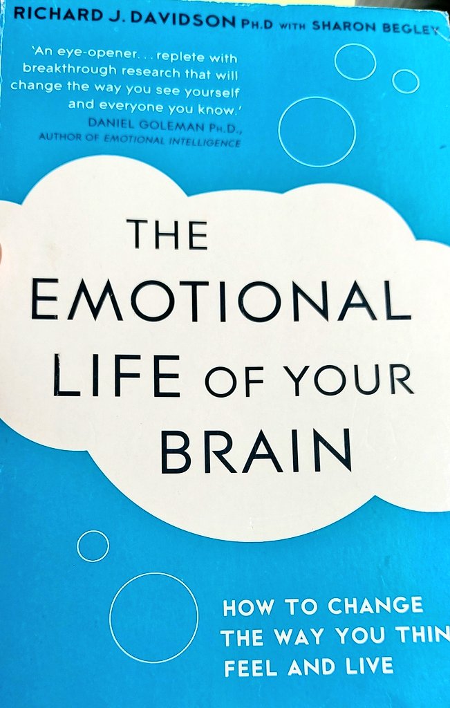 Another thing Prof Richie Davidson says in his book is that every logical thought we have, is processed first in the emotion centres of our brain first.

Emotions shape our thoughts, our ability to learn and our experience of life itself.