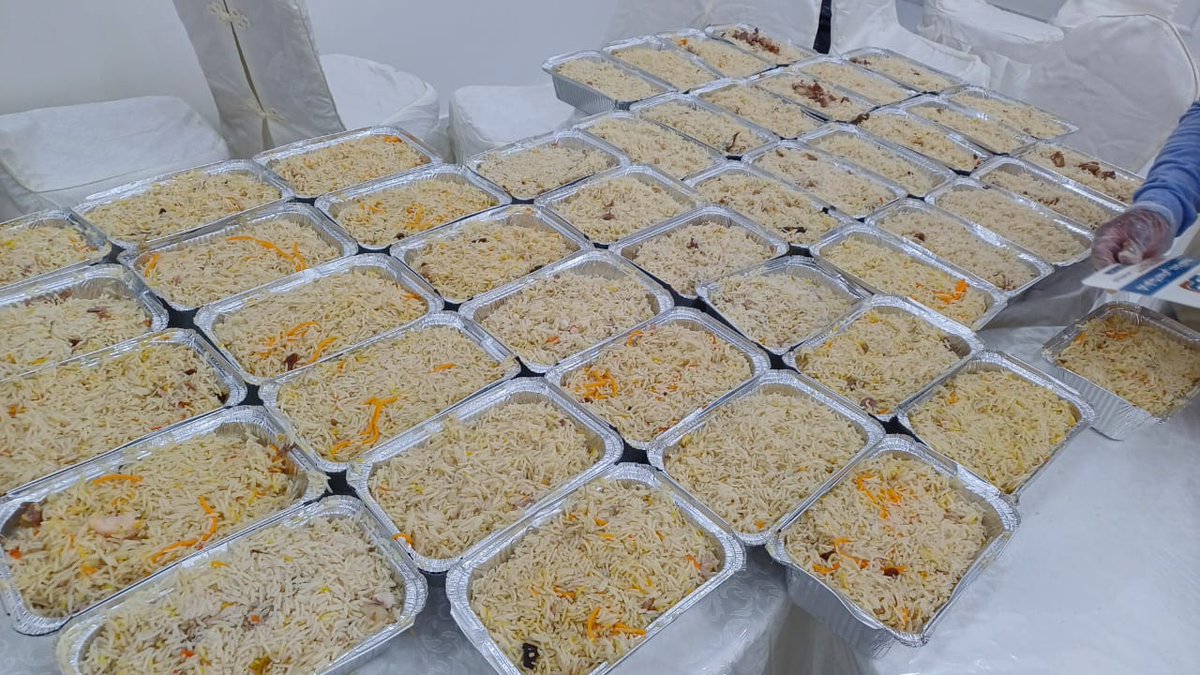 ما يقارب 300 وجبة  بما يعادل 295 كيلو من الارز واللحم تم جمعها في مناسبتين مختلفتين... سعينا الدؤوب لحفظ النعمة بالمشاركة مع أصحاب المناسبات هو الهدف الذي ننشده.... ولئن شكرتم لأزيدنكم