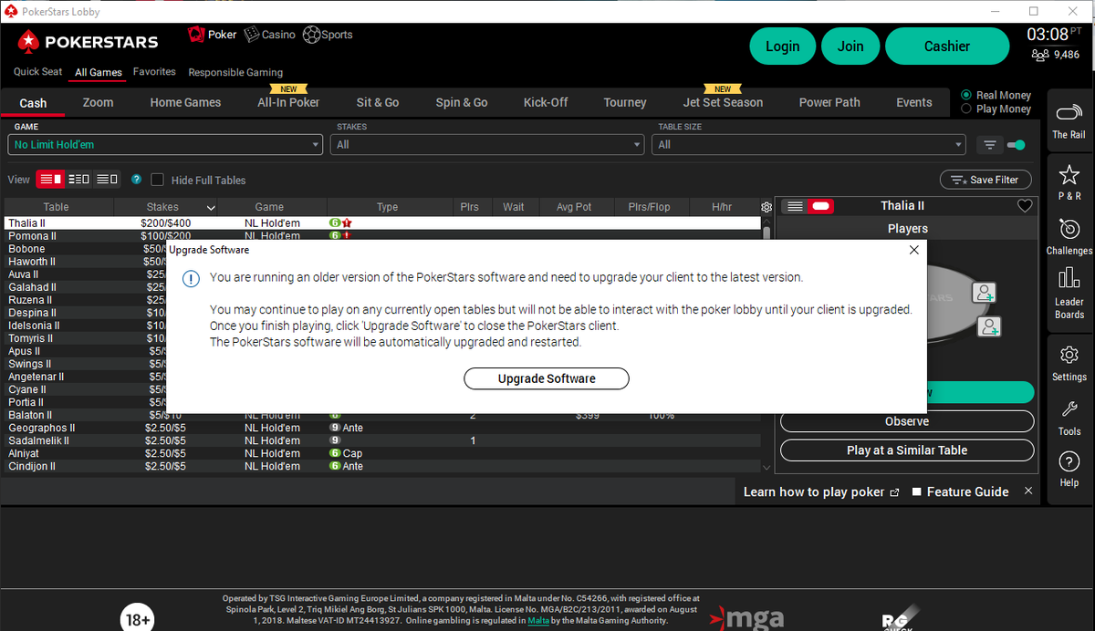 Vangirl74's tweet photo. @StarsSupport @PokerStars please fix this , i dunno whats going on i have deleted and reinstalled multiple times. https://t.co/QpkQMvnRar