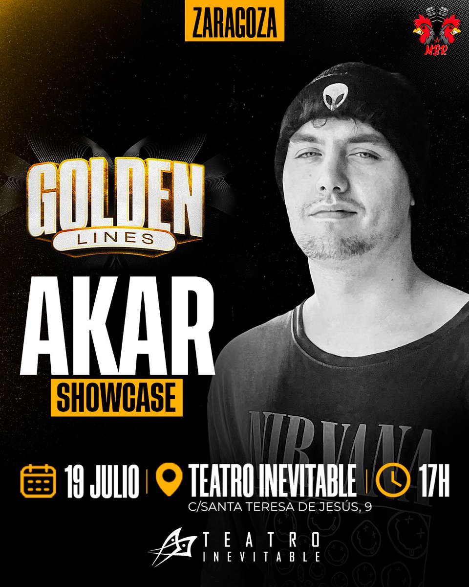 SrBuda04's tweet photo. 🎙️SHOWCASE 🎙️

En una fecha tan grande no podría faltar un Showcase que rompiera con todo, y para romperlo todo quien mejor que nuestro  @akar_gdh 

AKAR estará dando un pedazo de show en @teatroinevitable durante la próxima #goldenlines del 19 de JULIO 

¿Te lo vas a perder? https://t.co/dI8RzNikPf