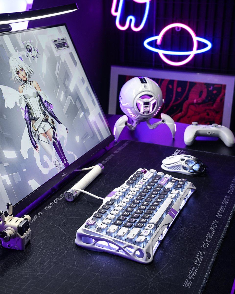 This magnetic gaming keyboard is on another level  ⚡Mercury V75 HE Mecha Gray delivers insane 8000Hz speed and 0.005mm rapid trigger precision.Would this beast upgrade your setup?  👾🔥

#GravaStar #gravastarV75HE #GravaStarHEKeyboard