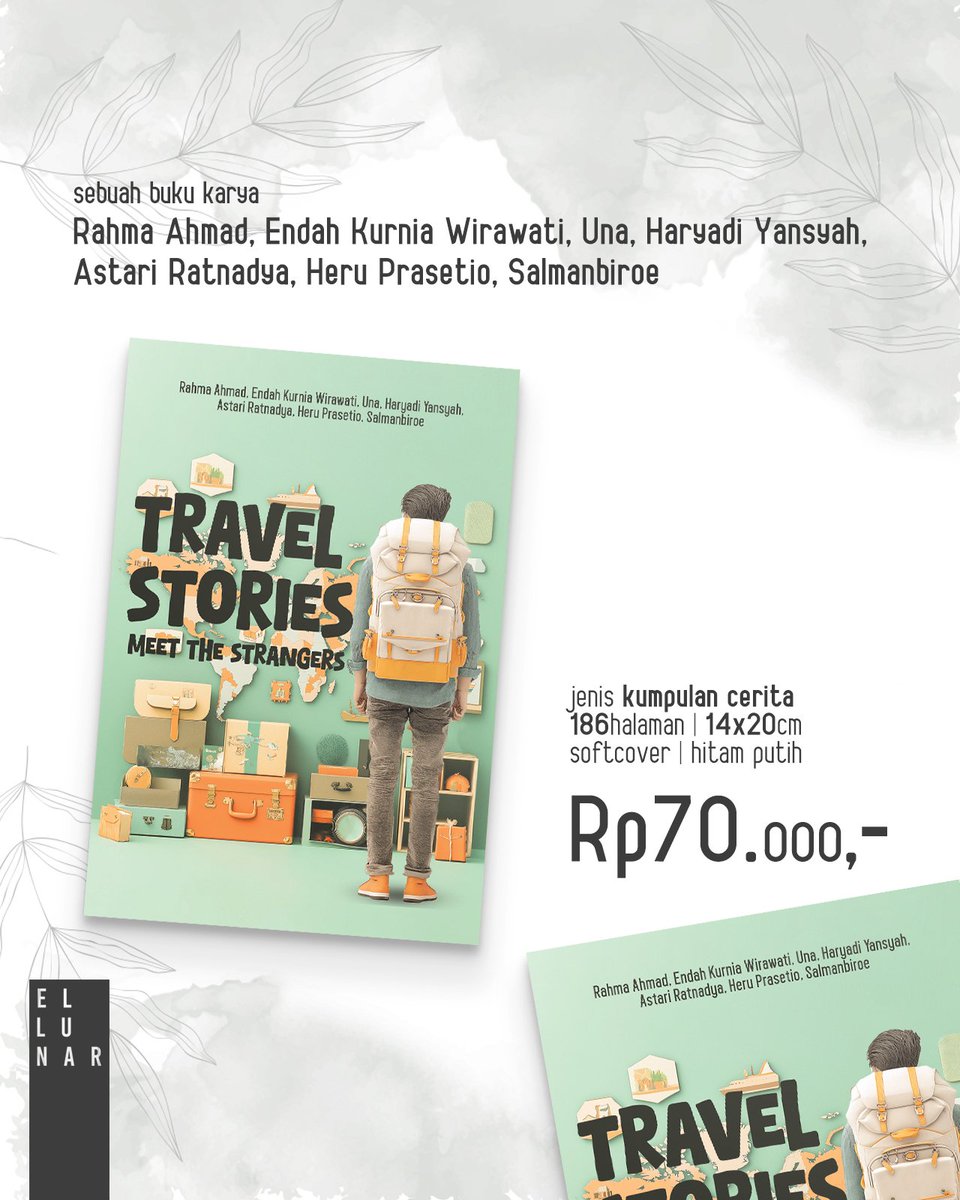 salmanbiroe's tweet photo. @rahmaahmad @endahkwira @Omnduut @astariratnadya Buku ini segera hadir di shopee dan tokopedia di Ellunar Publisher.
#MeetTheStrangers #BukuMeetTheStrangers https://t.co/ayUsZp8iU9