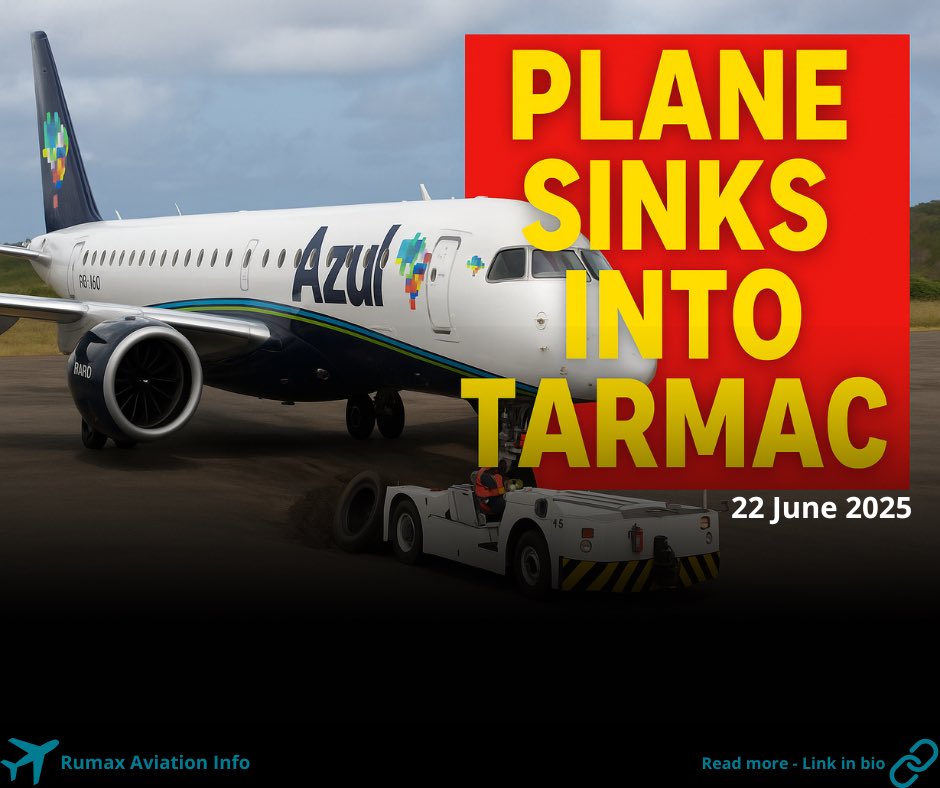RumaxAviation's tweet image. Read more: facebook.com/photo?fbid=604…

#PlaneIncident #AzulAirlines #AviationNews #AirplaneAccident #FernandoDeNoronha #BrazilAirport #EmbraerE195 #FlightAD4719 #AirportDrama #TarmacIncident #AviationDaily #BreakingNews #AirlineNews #AvGeek #TravelNews #AircraftSpotting #AirportLife