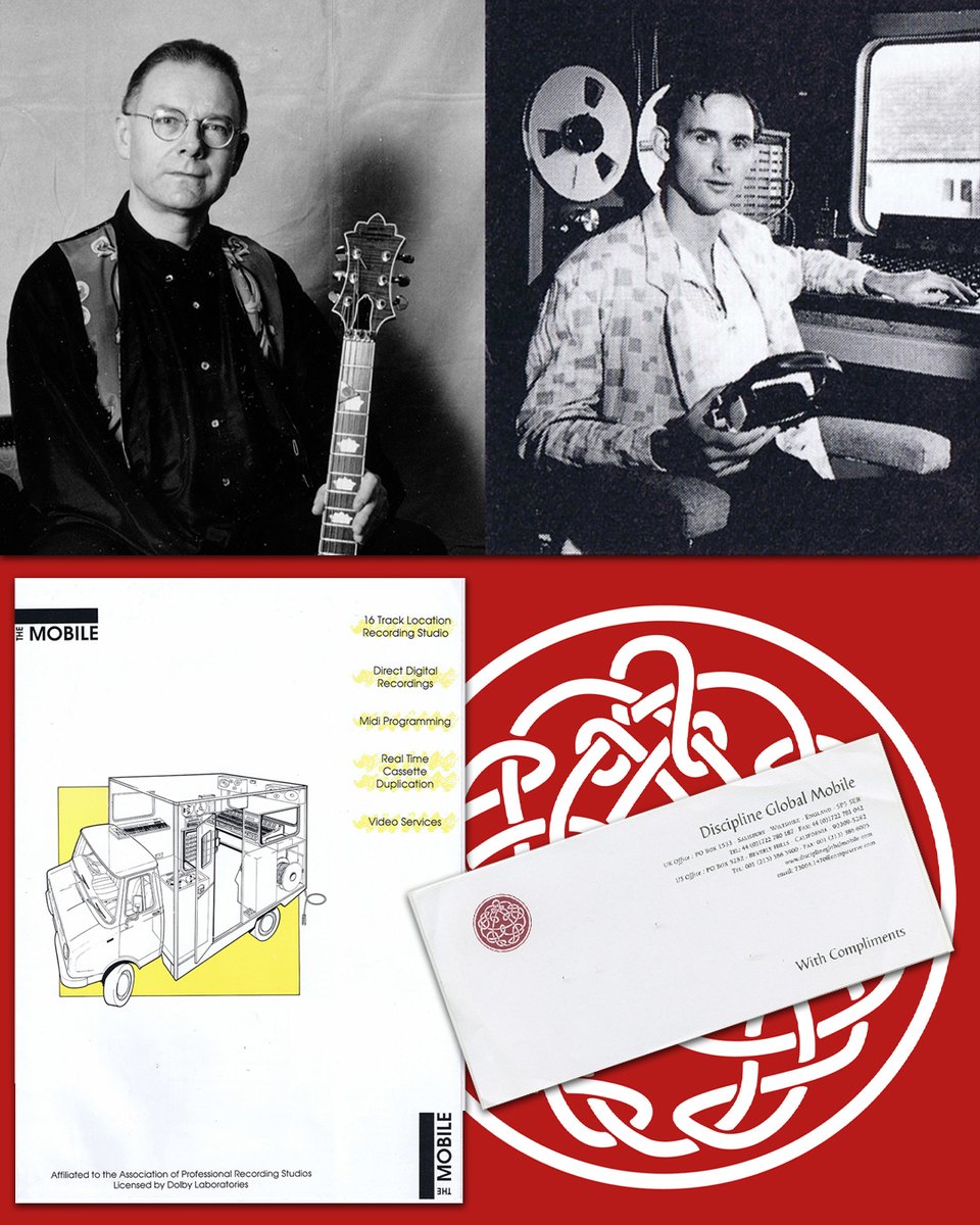 frippofficial's tweet image. Hugh’s Deep Dive: dgmlive.com/news/going-mob…
...traces the origin of DGM, follows the history of David Singleton — from mobile recording to DGM's label co-founder, and RF's business partner, and the beginning of RF & David Singleton's working relationship that endures to this day.