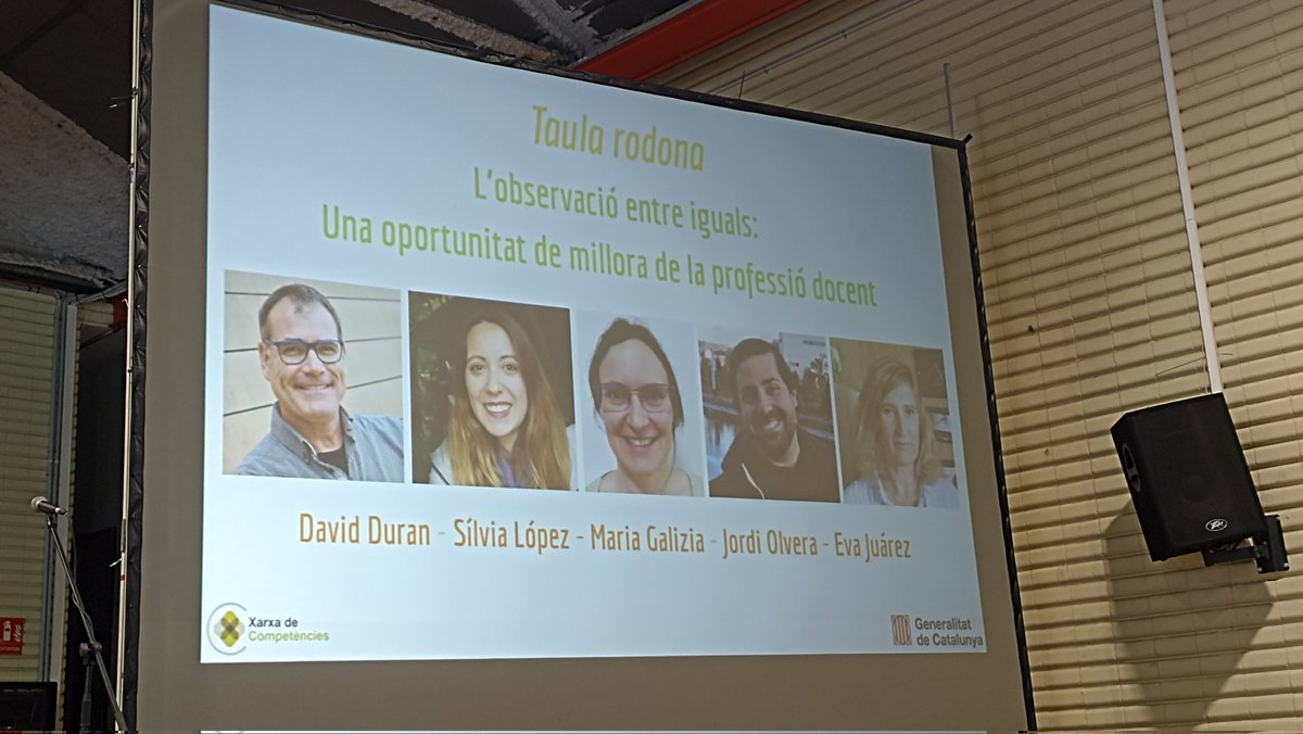 Xarxa de Competències (@xarxacb) on Twitter photo L'observació docent entre iguals en parelles recíproques s'està implementant amb èxit als centres de la xarxa des de fa anys com a pràctica professionalitzadora. Diversos docents que ho han fet participen a la taula rodona de la jornada #xatxadecompetències amb <a href="/davidduran_cat/">David Duran</a> L'observació docent entre iguals en parelles recíproques s'està implementant amb èxit als centres de la xarxa des de fa anys com a pràctica professionalitzadora. Diversos docents que ho han fet participen a la taula rodona de la jornada #xatxadecompetències amb <a href="/davidduran_cat/">David Duran</a>