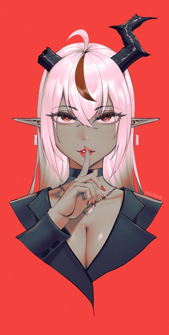 生日给自己画张图😈 